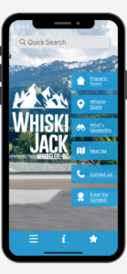 Whiski Jack App Main Screen