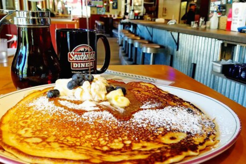 pancakes-coffee-mug-southside-diner-whistler